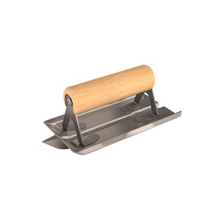 BON TOOL Bon 22-396 6X3 Concrete Groover, 1/2" R W/Wood Handle 22-396